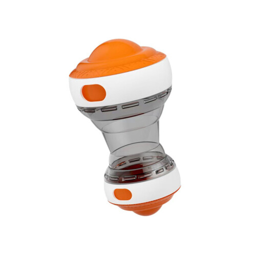 Distributeur de nourriture interactif pour chiens, boule-Orange