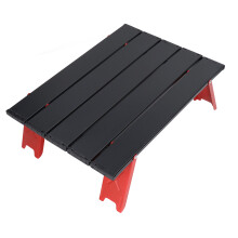 Mini Aluminium Klapptisch Camping rot