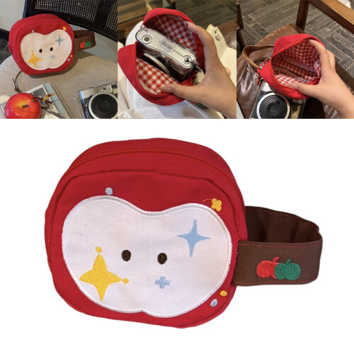 Functional Canvas Organiser With Unique Apples Embroidery 2
