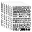 Pack of 5 Waterproof Letter Sticker for Projects Smooth-PZ38 1