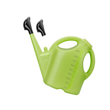 9L Garden Watering Can Plastic Light weight Portable for-Green