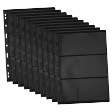 Stamp Album with 10 Double Sided Loose Leaf Pages for Large Capacity and Clear Stamp Collection Display