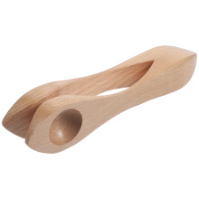Wooden Musical Spoon Percussion Instrument for Rhythm Training and Stage Performance, Natural Wood Build
