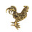 Metall-Tierstatue, Regaldekoration, Akzent,-Hahn 1