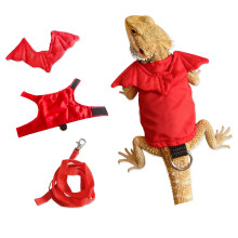 Harnais pour reptiles, Costume de dinosaure, équipement de-Rouge