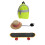 Skateboard Tiny Travel Worker Straw Hat Durable-Yellow 1