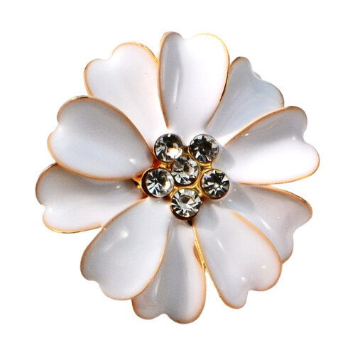 Elegant Nature Concept Round Cufflinks Ideal Accessory-White