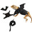 Multiple Lizards Leashes Harnesses Soft Padding Reptiles-Black 1