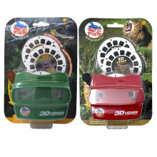 Kids 3D Animal Viewfinder with Immersive Wildlife Images for Children's Educational Safari Fun