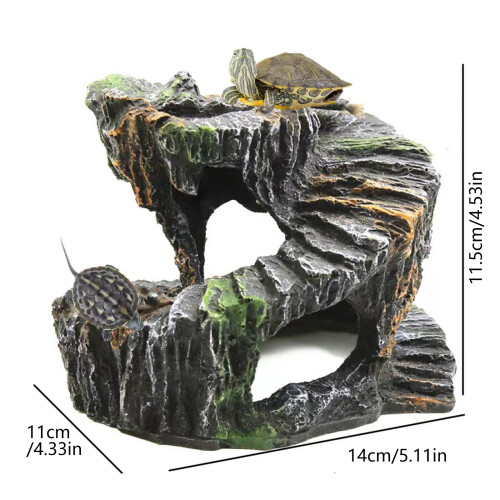 Plate-forme unique de se prélasser de tortues de spirales de 2
