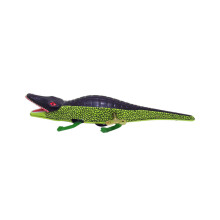 Vintage Wind Up Alligator Toy Retro Tin Animal Model with Realistic Design for Kids and Collectors