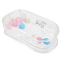 Transparent Doll Display Case with Hook, Clear Hanging Storage Bag for Outdoor Travel Protection