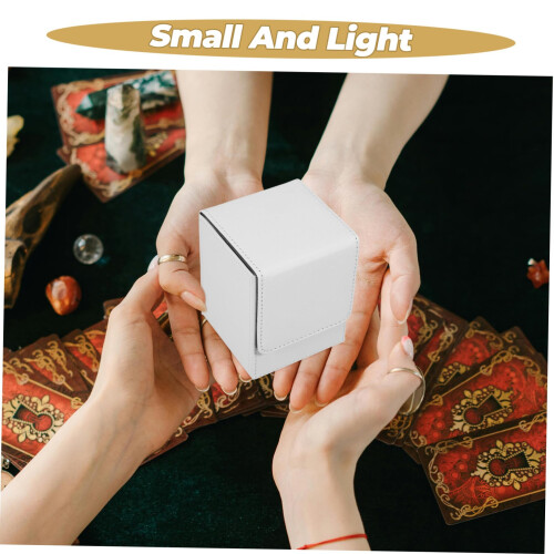 Durable PU Leather Trading Card Storage Box with Soft Scratch‑ Interior and Multi‑Deck Organization 2