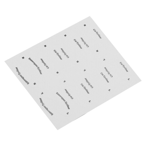 24pcs Eyeliner & Eyebrow Stencils Kit, ABS Makeup Template Pads for Beginners 1