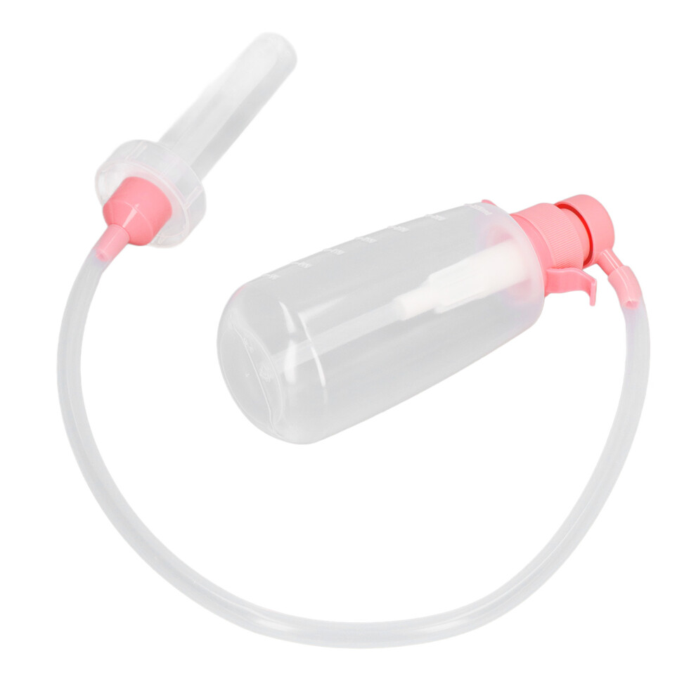 Pink Portable Vaginal Cleansing Douche 350Ml, Reusable, Large Capacity