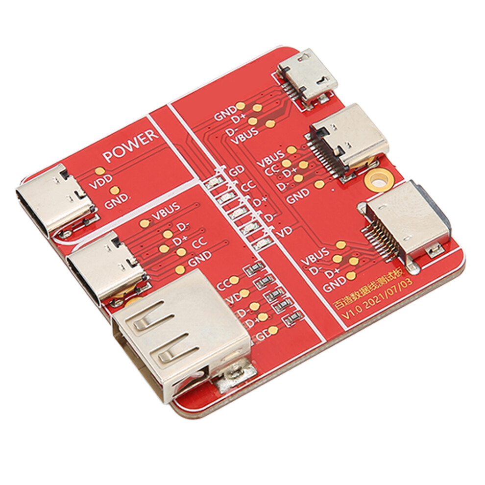 3-In-1 Data Line Test Card For Type C, Micro, Ios Interfaces 9351390196264
