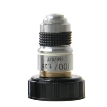 Microscope Objective Lens Set 4X 10X 40X 100X Achromatic RMS Thread for 160mm Tube Biological Microscope