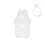 Acrylic Display Case Compatible with Labubu Macaron Doll, Clear Dustproof Protective Shell with Silicone Strap 1