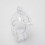 Acrylic Display Case Compatible with Labubu Macaron Doll, Clear Dustproof Protective Shell with Silicone Strap 3