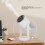 Sternenlicht-Projektor Luftbefeuchter 280 ml Auto-Luftdiffusor mit Timer 14