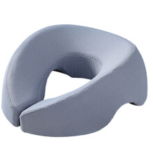 Memory Foam Massage Kopfstütze Kissen abnehmbarer Bezug für-Blau