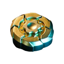 Gold Metal Fidget Spinner for Adults with Smooth Stable Rotation and Precision Bearing System