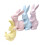 Resin Rabbit Figurine Spring Rabbit Statue-Multi-Colored 1