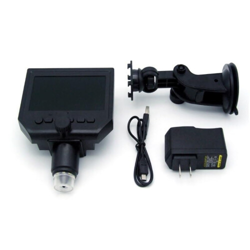 600X Digital Microscope with 4.3 Inch LCD Display,  Magnification USB Video Microscope for Electronics and Soldering 1