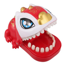 Chinese Lion Toy with Realistic Biting Action for Kids and Family Party Fun Birthday Christmas