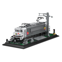 Electric Train Building Blocks BB15000 French Locomotive Model Kit, 2053Piece Realistic Replica for Collectors