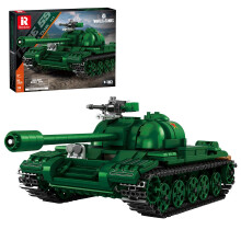 1/30 Scale Type 59 Tank Model Kit with 360 Rotating Turret, Military Building Blocks for Display