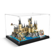 Display Case for Hogwarts Castle 76419, Dustproof Clear Acrylic Showcase, Custom Fit Protection