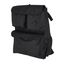 Universale Oxford Kinderwagen-Organizer-Tasche mit Getränkehalter, Schwarz
