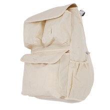 Oxford Stoff Baby-Kurven-Hängetasche mit Getränkehalter, Mehreren Taschen, Beige