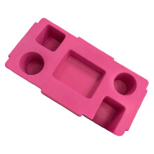 Light EVA Beach Organizers Tray For Sand Pool And-rose red