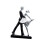 Ballerina's Beeldjes Dansend Balletpaar Model-B zilver 1