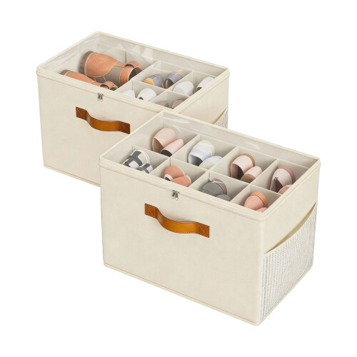 Schuhschutzbox, feuchtigkeitsbeständig, staubdicht,-beige1