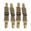 Multipurpose Elastic Shoe Clip Nonslip Fasteners for-Khaki 1