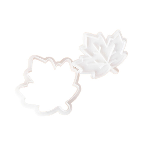 Festival Thanksgiving Themed Plastic Cookie Molds-maple leaf