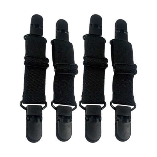 Lightweight Antislip Footwear Accessory Elastic Band-Black