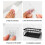 100pcs Modern Adhesive Hooks with Strong Backing for String 6