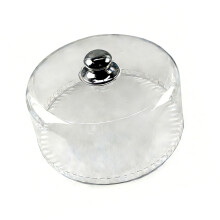 Plastic Cake Cover for Camping Transparent Large Capacity-30x13