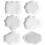 Silicone Cloud Shape Storage Tray Mold with Wavy Edges-flowers 6