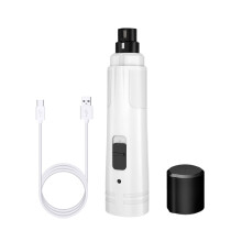 Rechargeable Dog Nail Grinder Featuring 2/6 Speed For-White