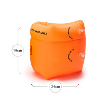 2pcs Inflatable PVC Swim Arm Bands for Kids & Adults – Blue Pink Orange Yellow