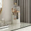 Compact Cosmetic Brush Holder Rotating 360-white transparent 3