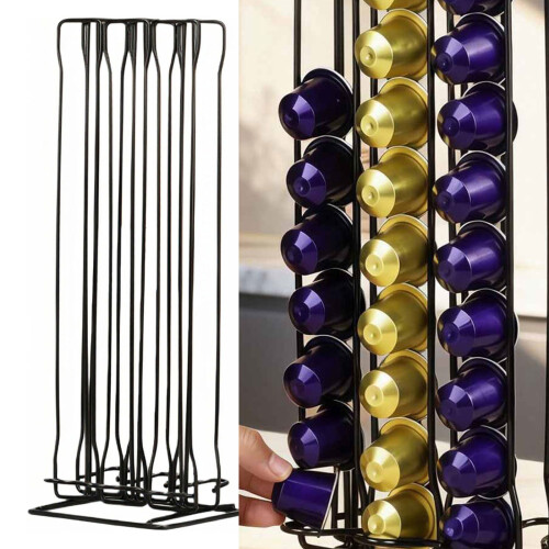 Efficient Coffee Pod Organizers Open Structure Holds 60 Capsules 1
