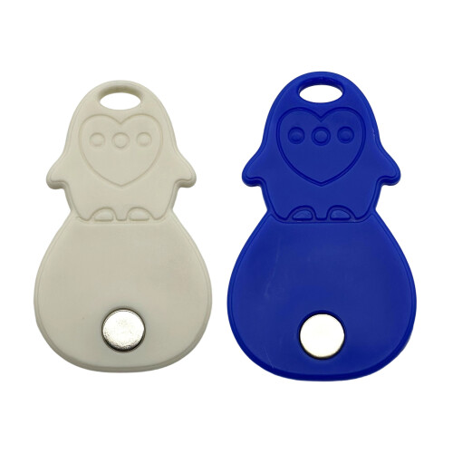 Plastic Lid Remover With Vacuum Release-blue and white 1