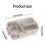 Stainless Steel Lunch Box Multi Compartment Plastic Lid Meal 3