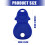 Plastic Lid Remover With Vacuum Release-blue and white 4